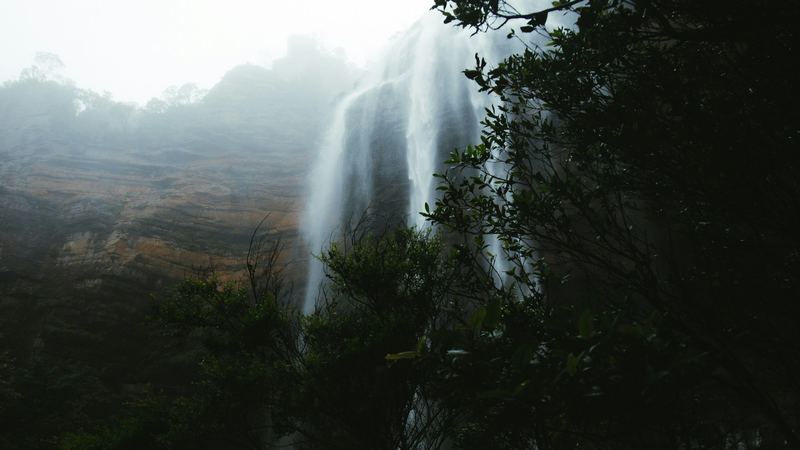 The falls at Wentworth Falls